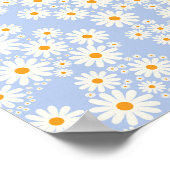 Daisy Garden 10 Baby Blue Poster (Hoek)