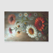 Daisy Garden at Dusk Decoupage Tissuepapier (Voorkant)