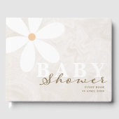 Daisy Garden Baby shower Geslacht Neutraal Gastenboek (Voorkant)