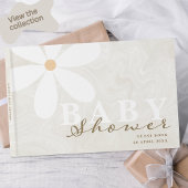 Daisy Garden Baby shower Geslacht Neutraal Gastenboek