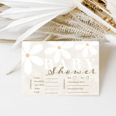 Daisy Garden Baby shower Neutrale voorspellingen K Kaart