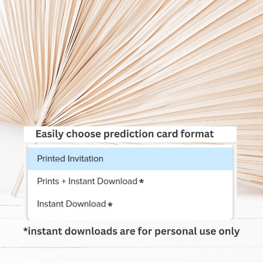 Daisy Garden Baby shower Neutrale voorspellingen K Kaart