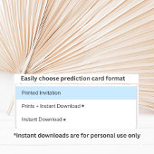 Daisy Garden Baby shower Neutrale voorspellingen K Kaart
