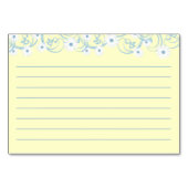 Daisy Garden Blue Recept Kaart (Achterkant)