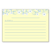 Daisy Garden Blue Recept Kaart (Voorkant)