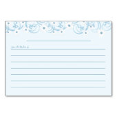 Daisy Garden Blue Recept Kaart (Voorkant)