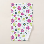 Daisy Garden Botanical Wildflower Bad Handdoek (Handdoek)