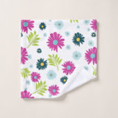 Daisy Garden Botanical Wildflower Bad Handdoek (Wasdoekje)