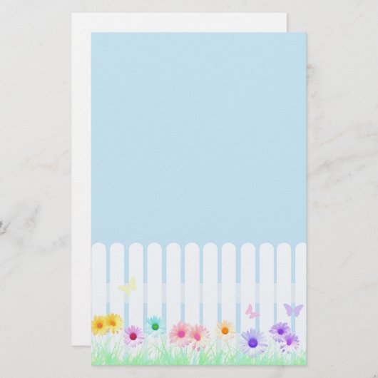 Daisy Garden Briefpapier (Voorkant / Achterkant)