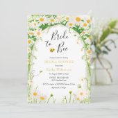 Daisy Garden en Bee Bride to Bee Bridal Kaart (Staand voorkant)