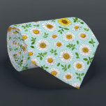Daisy Garden Floral Pattern Stropdas<br><div class="desc">A bright daisy garden floral pattern featuring cheerful blossoms and fresh greenery. This lively botanical design captures the joy of spring gardens and sunny flower fields.</div>