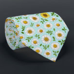 Daisy Garden Floral Pattern Stropdas<br><div class="desc">A bright daisy garden floral pattern featuring cheerful blossoms and fresh greenery. This lively botanical design captures the joy of spring gardens and sunny flower fields.</div>