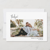 Daisy Garden Flowers Weddenschap Foto Bedankkaart (Voorkant)