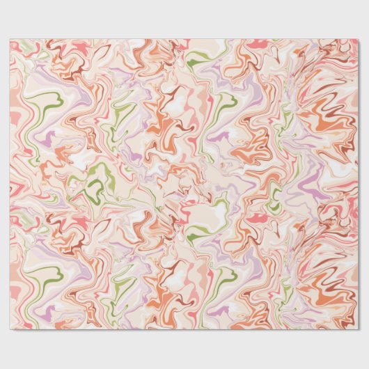 Daisy Garden Marble Cadeaupapier (Vlak)