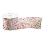 Daisy Garden Marble Satijnen Lint (Spoel)