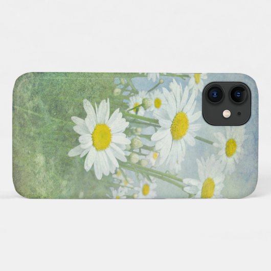 daisy garden met textuur Case-Mate iPhone case (Achterkant (horizontaal))