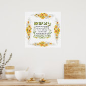 Daisy, geef me je antwoord. poster (Keuken)