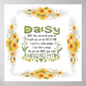 Daisy, geef me je antwoord. poster (Voorkant)