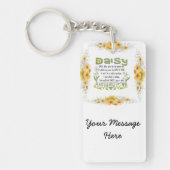 Daisy, geef me je antwoord. sleutelhanger (Voorkant)