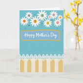 Daisy Gelukkig Moederdag Kaart (Gele Bloem)