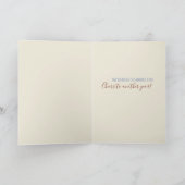 Daisy gepersonaliseerde leeftijd plezierVerjaarda Kaart (Binnen)