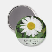 Daisy gepersonaliseerde Save the Date Magnet (Voorkant / Achterkant)