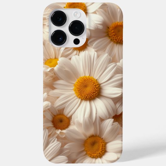 Daisy geperste bloem botanische bloemen Case-Mate iPhone case (Achterkant)