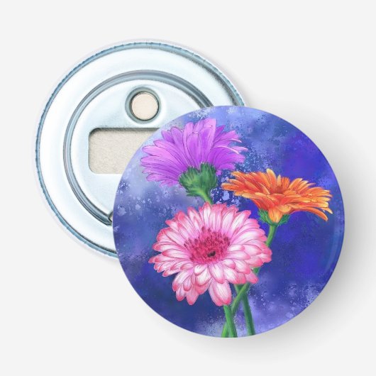 Daisy Gerbera Bottle Opener (Voorkant)