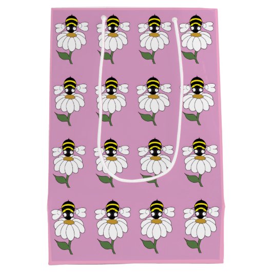 Daisy Gift Bag Medium Cadeauzakje (Achterkant)