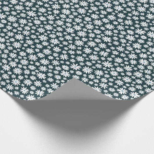 Daisy gift wrapping paper cadeaupapier (Hoek)