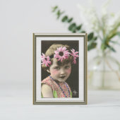 Daisy Girl Briefkaart (Staand voorkant)
