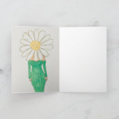 Daisy Girl Green Dress Kaart (Binnen)