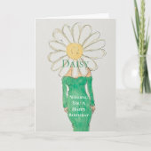 Daisy Girl Groene Jurk Kaart (Voorkant)