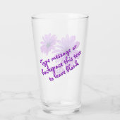 Daisy Glass Personaliseer Daisies Bril & Decor Glas (Achterkant)