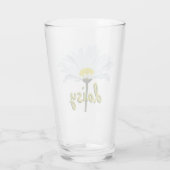 Daisy Glasses Personalized Daisies Glasses & Gifts Glas (Achterkant)