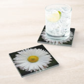 Daisy Glazen Onderzetter (Schuin)