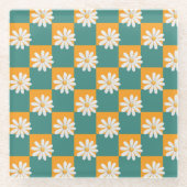 Daisy Glazen Onderzetter (Voorkant)