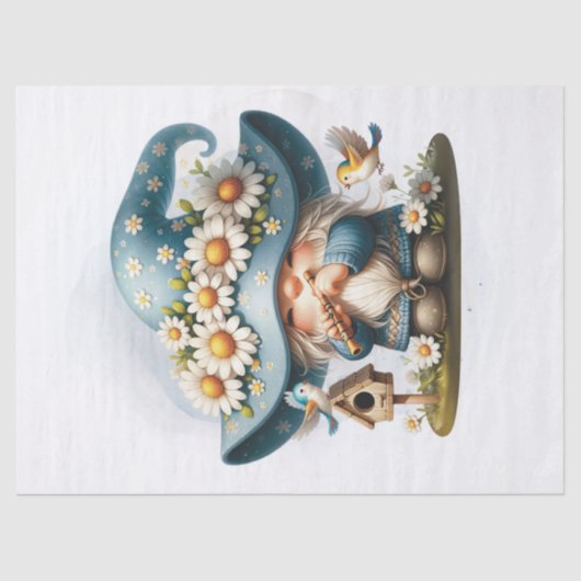 Daisy Gnome Tissuepapier (Voorkant)