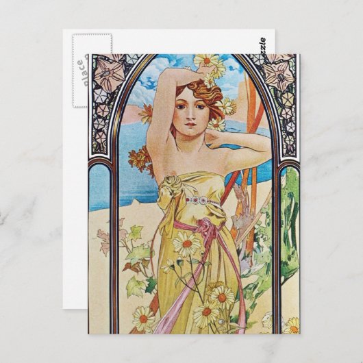 Daisy Goddess Briefkaart (Voorkant / Achterkant)