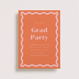 Daisy Graduation Party Invitation Kaart