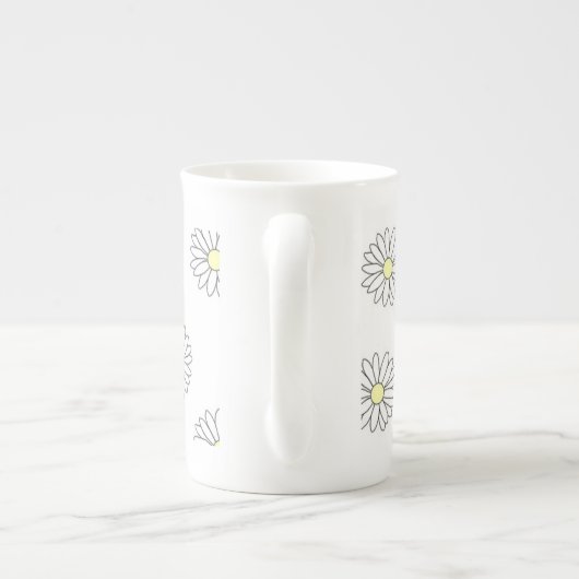 Daisy Grandma Bone China Mok (Achterkant)