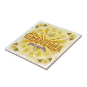 Daisy Grandma douanenaam Tegeltje (Zijkant)