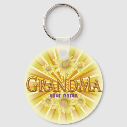 Daisy Grandma sleutelhanger (Voorkant)