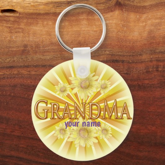 Daisy Grandma sleutelhanger (Voorkant)