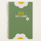DAISY GREEN - 2026 Floral Planner (Voorkant)