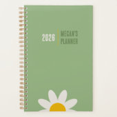 DAISY GREEN - 2026 Floral Planner (Voorkant)