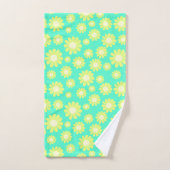 Daisy Green Aqua Bad Handdoek (Handdoek)
