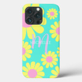 Daisy Green Aqua Case-Mate iPhone Case (Achterkant)