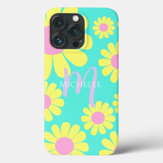 Daisy Green Aqua Case-Mate iPhone Case (Achterkant)