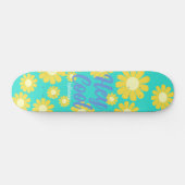 Daisy Green Blauwgroen Persoonlijk Skateboard (Horizontaal)